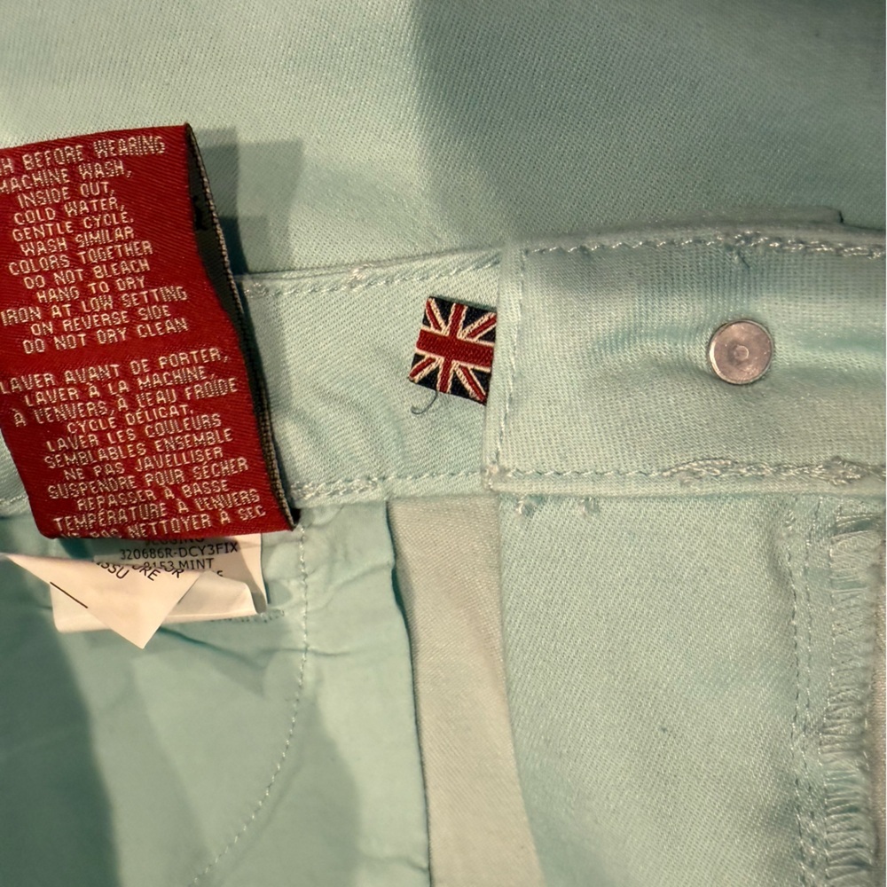 Makers of True Originals Mint Green Skinny Jeans Size 31 Pastel Stretch - Picture 9 of 16